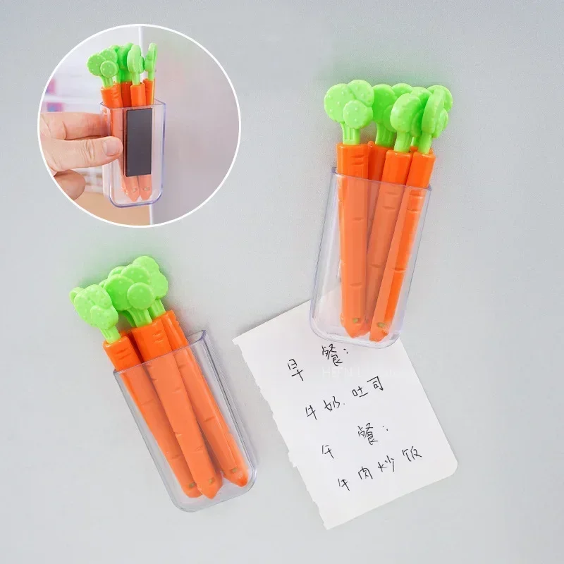 Carrot Shape Portable Bag Clips, Food Snack Bag Sealing Clamp, Fresh Keeping Organizer, Kitchen Storage Tools, 5Pcs