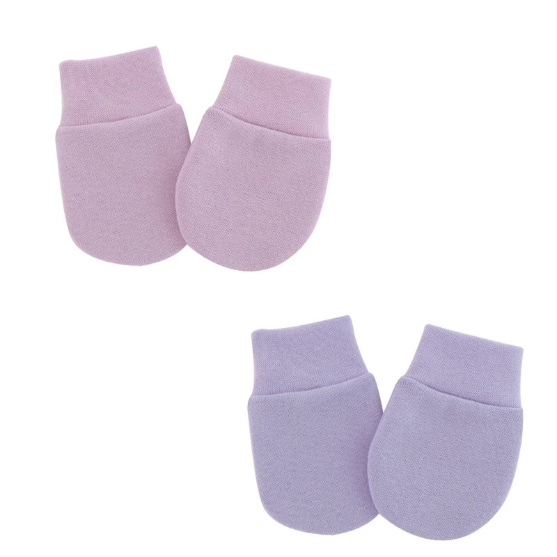 Guanti in morbido cotone antigraffio per bambini, calzini antigraffio, accessori per neonati - immagine 3