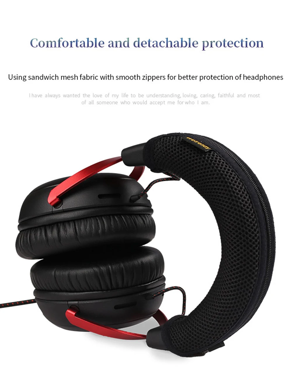 Quality Headphone Head Beam Cover for Kingston HyperX Cloud III 3rd Headphone Protective Case Headset Headbeam Protector Sleeve