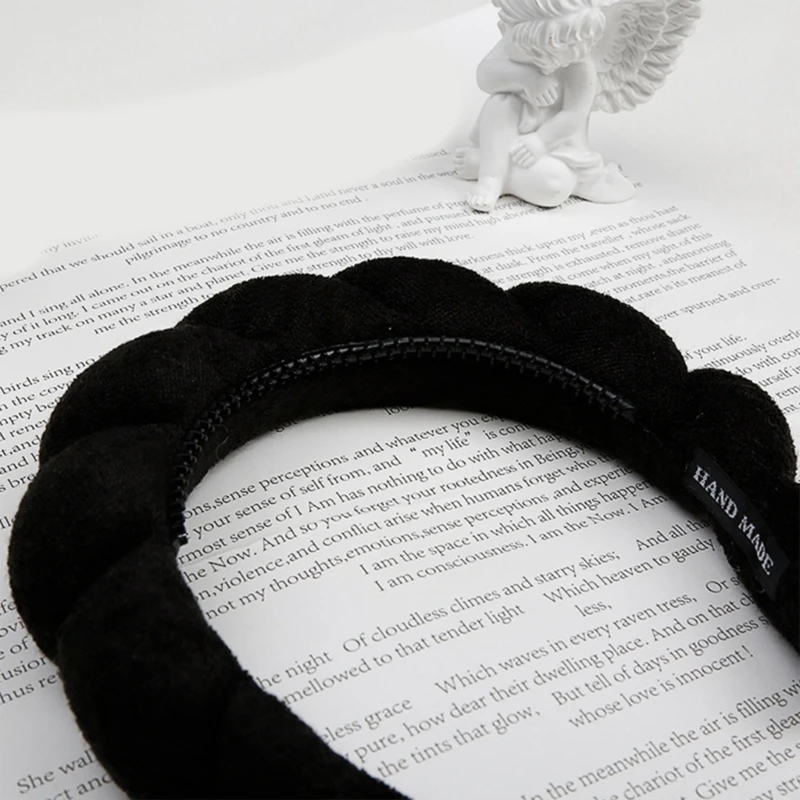 

Spa Headband Wrist Washband Scrunchies Sponge Headband For Washing Face Dropship