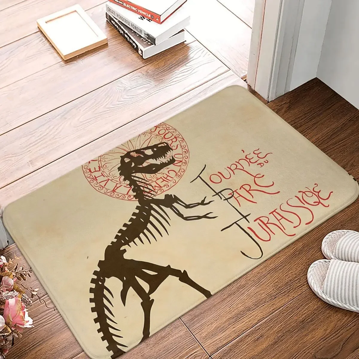 

Non-slip Doormat Tournee Du Parc Jurassique Alien Dinosaur Carpet Living Room Kitchen Mat Outdoor Home Decor