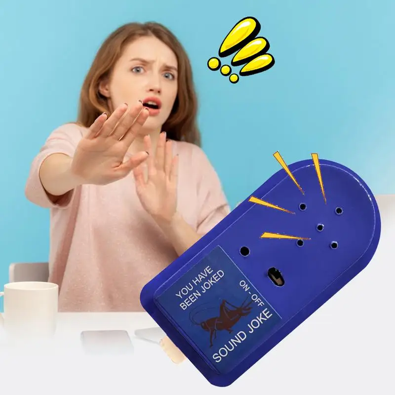 Cricket Noise Maker Prank Sound Joke Toy Long Lasting Realistic Gags Props Chirp Prank with Small Discreet Design Party Supplies prank toys joke toys