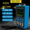 DSO2512G 120M Bandwidth 500MSa/s 2 In 1 Dual Channel Oscilloscope 10mV Minimum Vertical Sensitivity FFT Spectrum Analysis 1