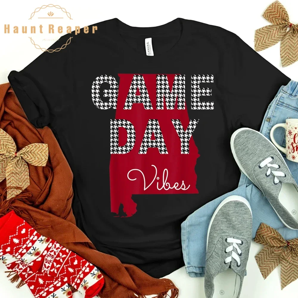 

Haunt Reaper Men T Shirt Alabama Football Tailgate Game Day Vibes Shirt Short Sleeve T Shirt Unisex Tees Tops Clothing