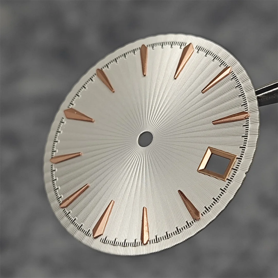 29mm Radial Pattern Watch Dial with Single Date