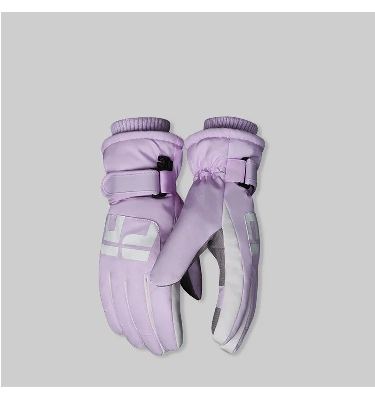 Men's AND WOMEN'S Professional Winter Warm Skiing Gloves, Warm Snow Gloves, Waterproof Motorcycle Smile 506 Touch Screen