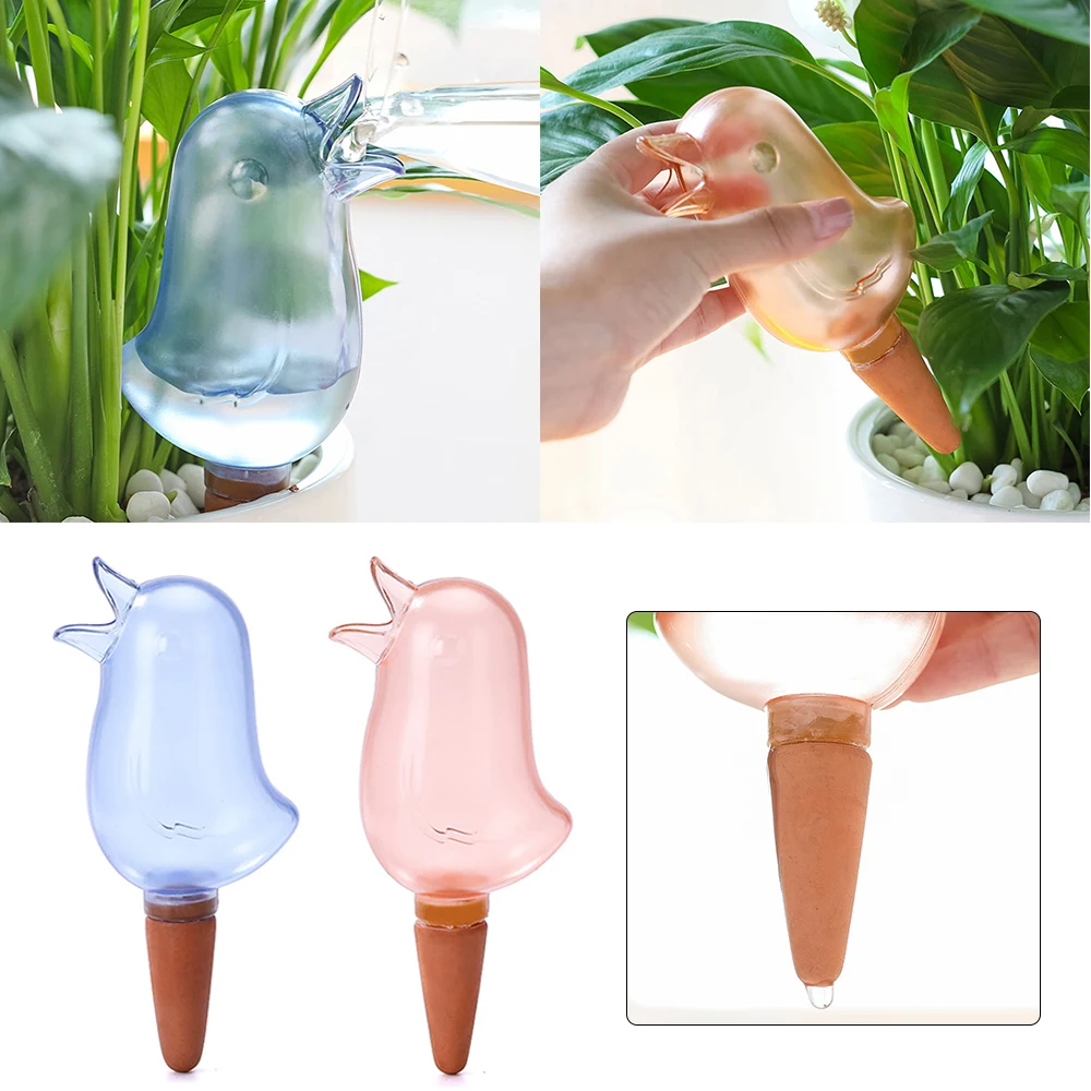 

Flower Watering Device Bird Automatic Watering Device Gardening Supplies Flower Watering Device Cute Cartoon For Potted Plant