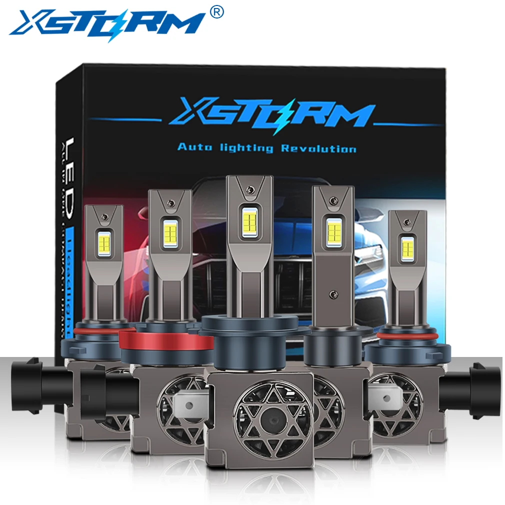 XSTORM H7 LED Car Headlight Bulb H1 H8 H9 H11 H16 9005 HB3 9006 HB4 9012 HIR2 Led Canbus 100W 25000LM Light Turbo Lamp 12V 6500K led car lights,led lights,led bulbs,led headlights,led car headlights,car headlamps