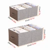 Fabric Cloth Storage Box for Book Clothes Toys Sundries Storage Foldable Closet Drawer Storage Wardrobe Clothes Bra Organizer 4