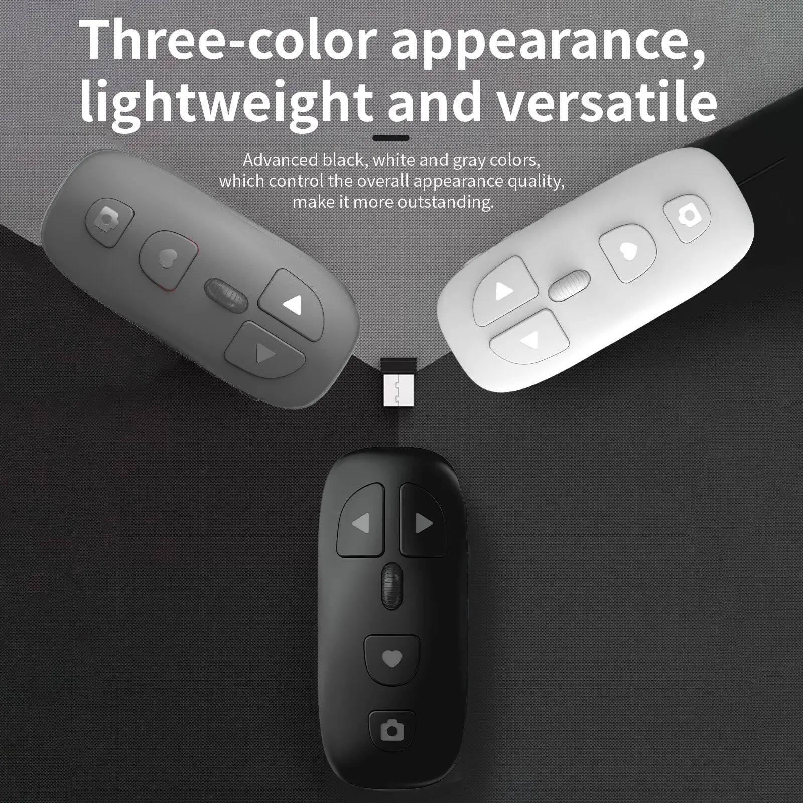 Wireless Bluetooth Camera Remote Control for Android and iOS