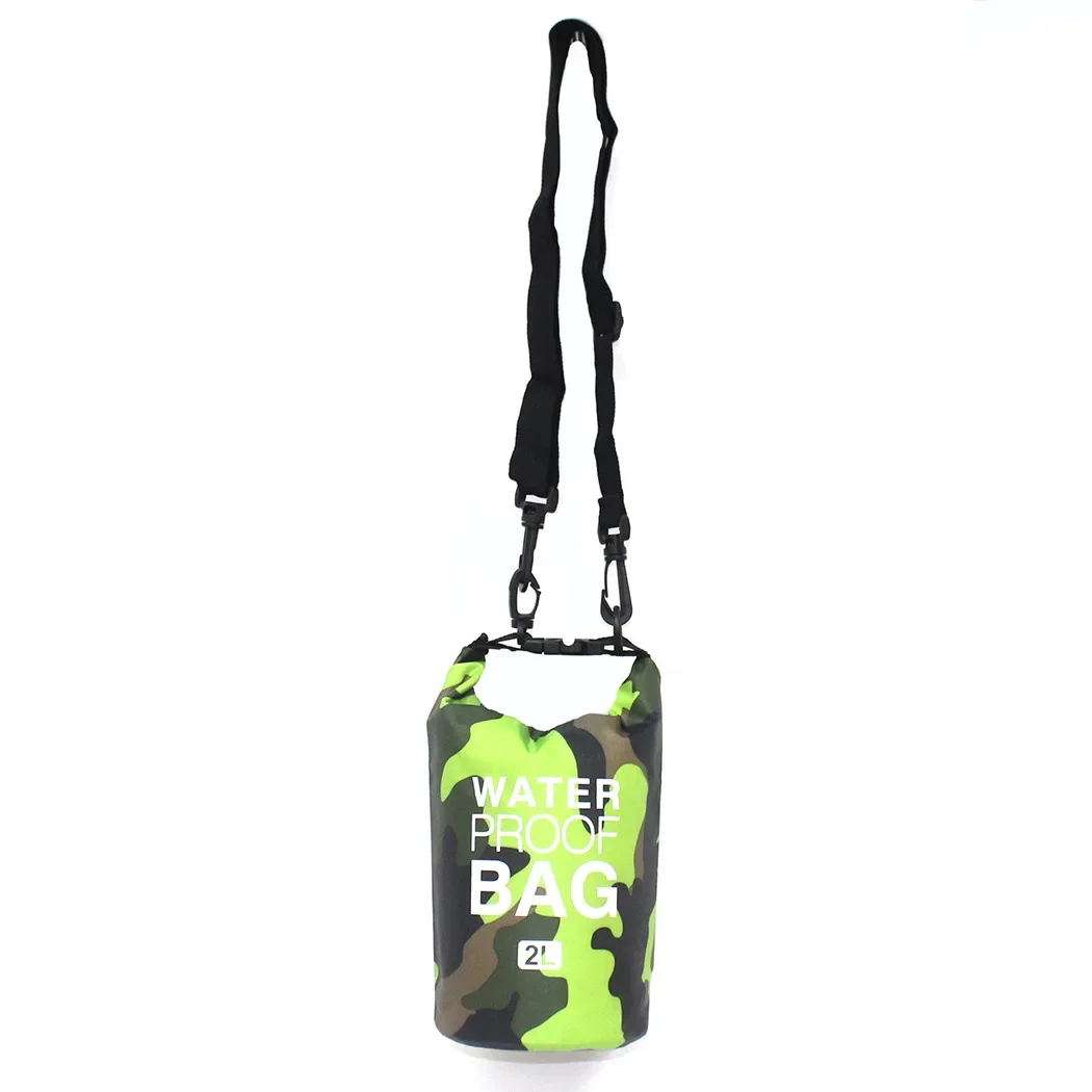 2L/5L/10L/15L/20L/30L Camouflage Waterproof Swimming Bag Dry Sack Fishing Boating Kayaking Storage Drifting Rafting Bag