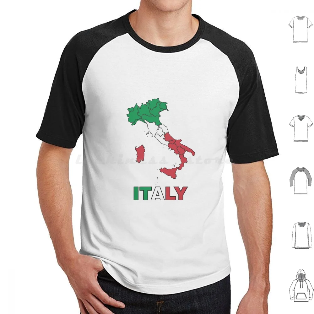 Maglietta Italia Taglia Grande 100% Cotone Italia Italia Italia Logo Bandiera Italiana Italia Italiana Bandiera Italia Logo Design Italia Flag