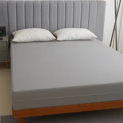 Deluxe Waterproof Mattress Protector - Soft, Breathable, and Noiseless Cover for Ultimate Comfort (Grey)