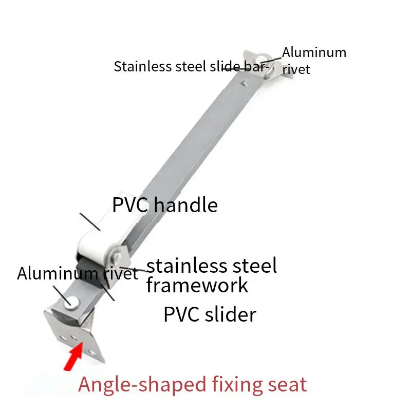 Window Wind Bracing Casement Type Window Pole Telescopic Launch Limiter Safety by Wind Bracing Bracket