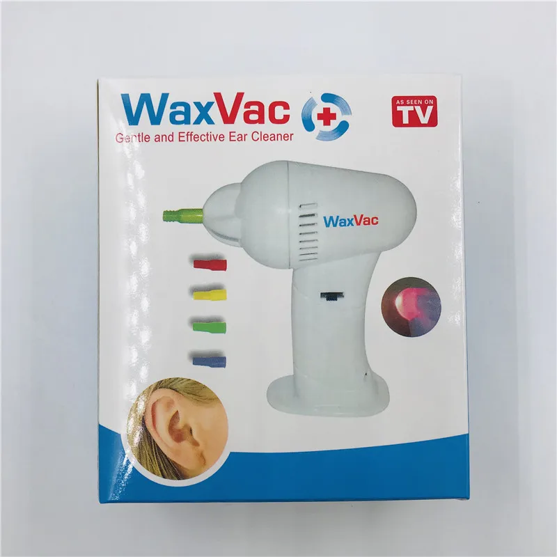 Customizable Portable Electric Ear Vacuum Cleaner Ear Wax Vac Removal Safety Body Health Care Soft Safety Head Ear Care Tool 4