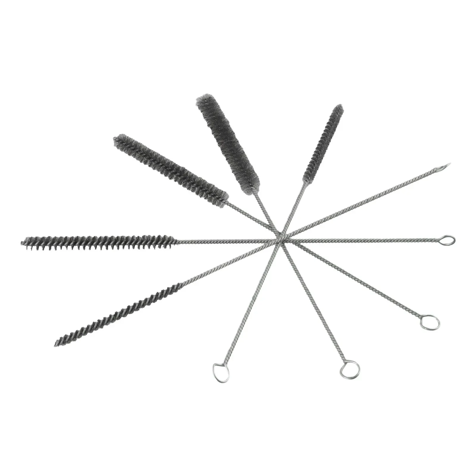 5/10pcs Cleaning Brushes Stainless Steel Brass Cylinder Wire Tube Pipe Cleaning Brush For Power Drill Descaling Rust Removal 3