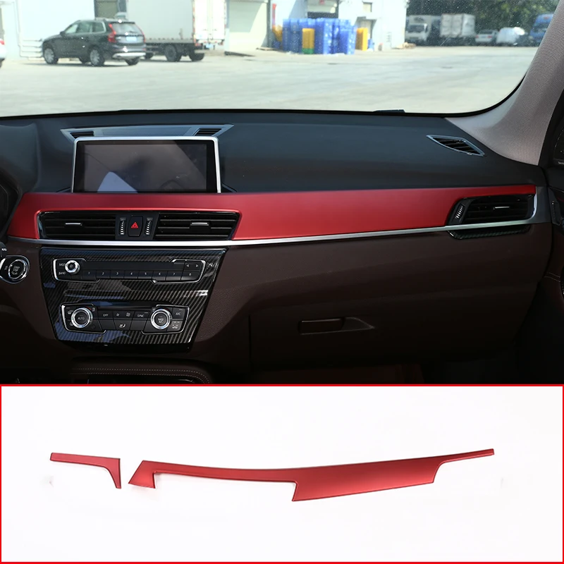 

For BMW X1 F48 2016-18 ABS Plastic Car Interior Center Console Protection Panel Cover Trim Accessory For BMW X2 F47 2018 Y