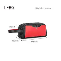Rivets Clutch PU Leather Purses for Women Fashion Multi-Pocket Handbag Zipper Wallet Party Black - Image 2