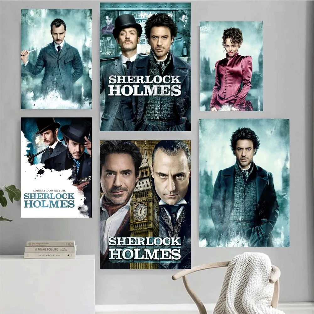 Film S-Sherlocks H-Holmes Poster Home Office Parete Camera Da Letto Soggiorno Cucina Decorazione Pittura