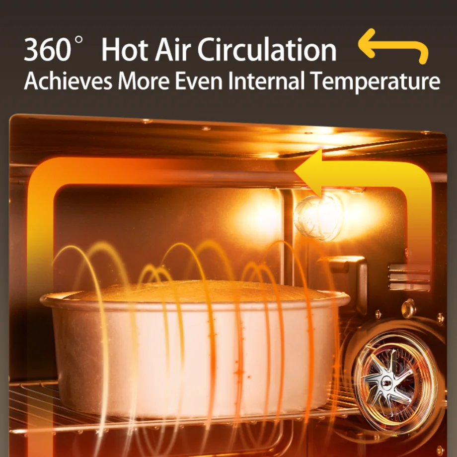 فرن طاولة حراري من SUNATUR 40 لتر فرن بيتزا كهربائ...