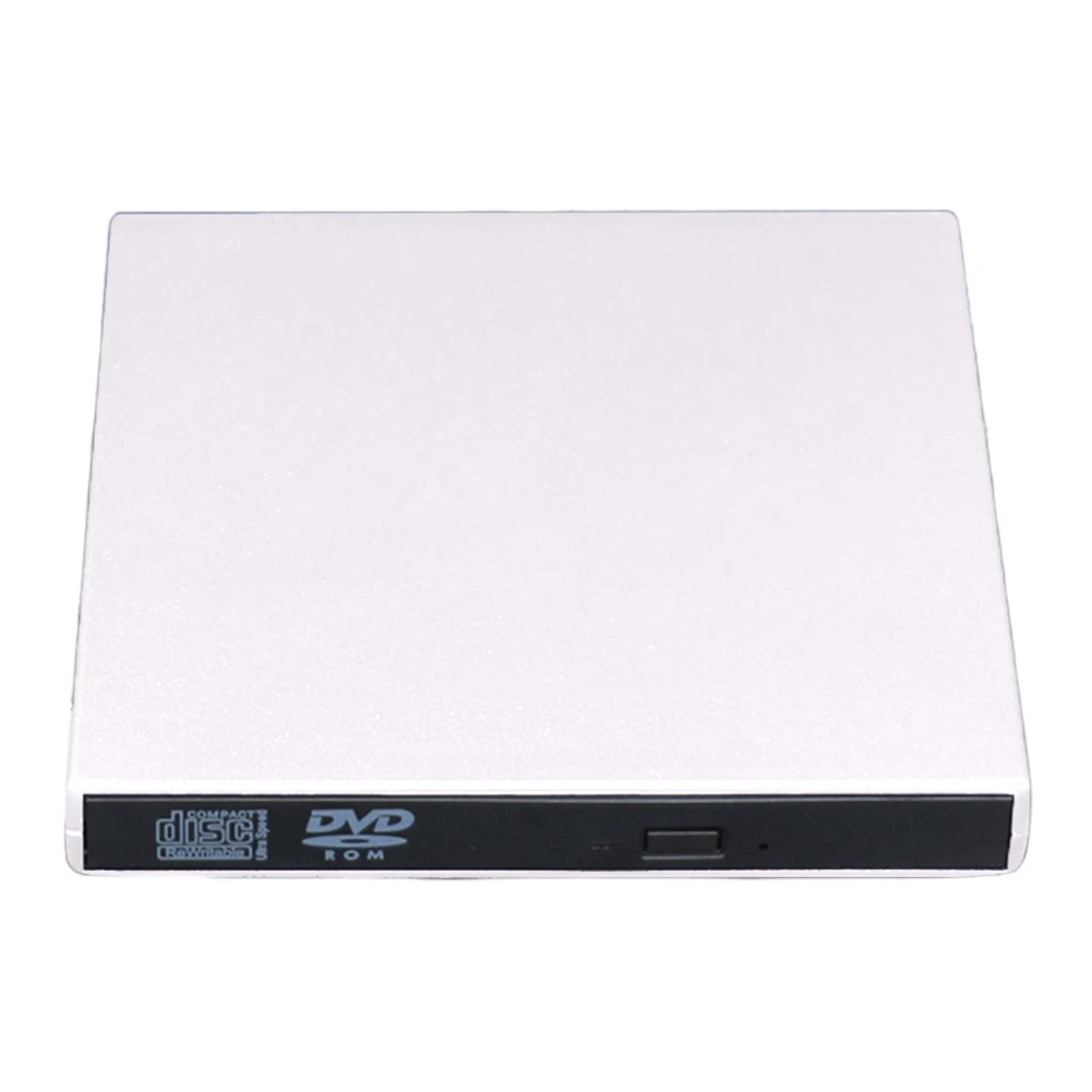 휴대용 CD DVD 버너, USB 2.0 CD 리더 리라이터, 윈도우 맥 OS 디스크 복사기 드라이브와 호환, 노트북 맥 프로 맥북용