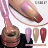 UR SUGAR 7ml Thermal Auroras Glitter Gel Nail Polish Winter Temperature 3 Colors Changing Soak Off UV LED Manicure Nails Gel 2
