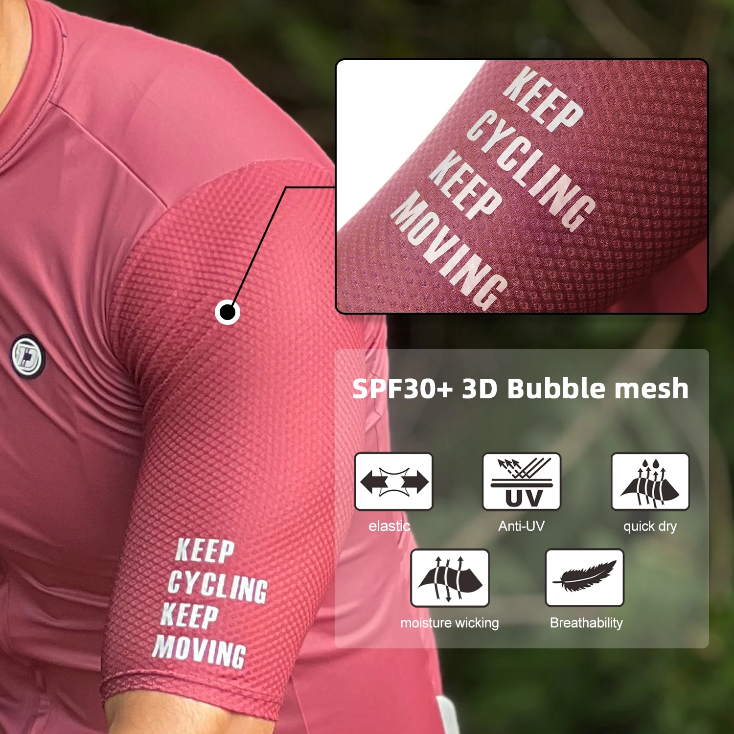 DAREVIE Radfahren Jersey 2023 Mode Frauen Radfahren Jersey SPF 50 + Mann Bike Jersey Hohe Qualität Atmungsaktive Radfahren Shirt MTB straße – Detail 4