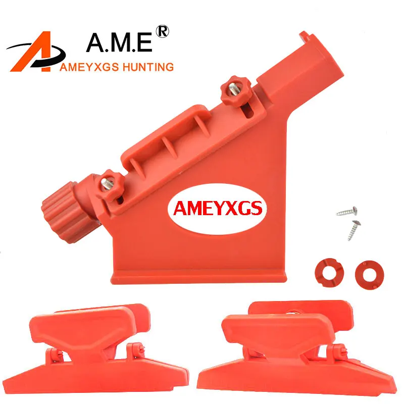 

Archery Pro Class Fletching Jig Helical Vanes Bow DIY Feather Tool Adjustable Fletching Jig Stick Make Arrow Red