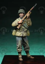 Poupée en résine moulée à l'échelle 1/35, modèle de l'armée américaine de la seconde guerre mondiale, Kit d'assemblage (1 personne) non peinte, livraison gratuite 