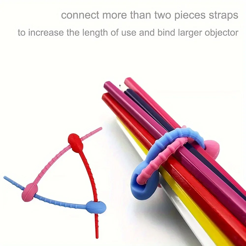 Reusable Silicone Cable Organizer for Wire Management