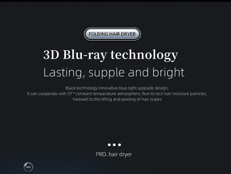 2024 New Generation Hair Dryer High Power And Strong Wind Speed Dry Negative Ion