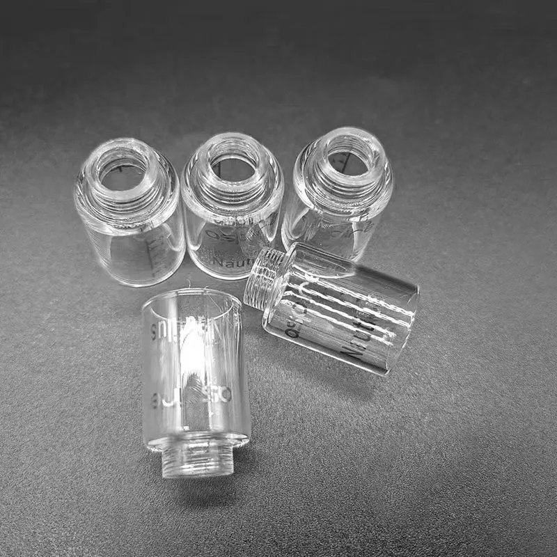 Aspire Nautilus용 교체 유리 탱크, 5 유닛, Nautilus Mini 2ml 유리 탱크 커버, 미니 유리 컵 컨테이너 