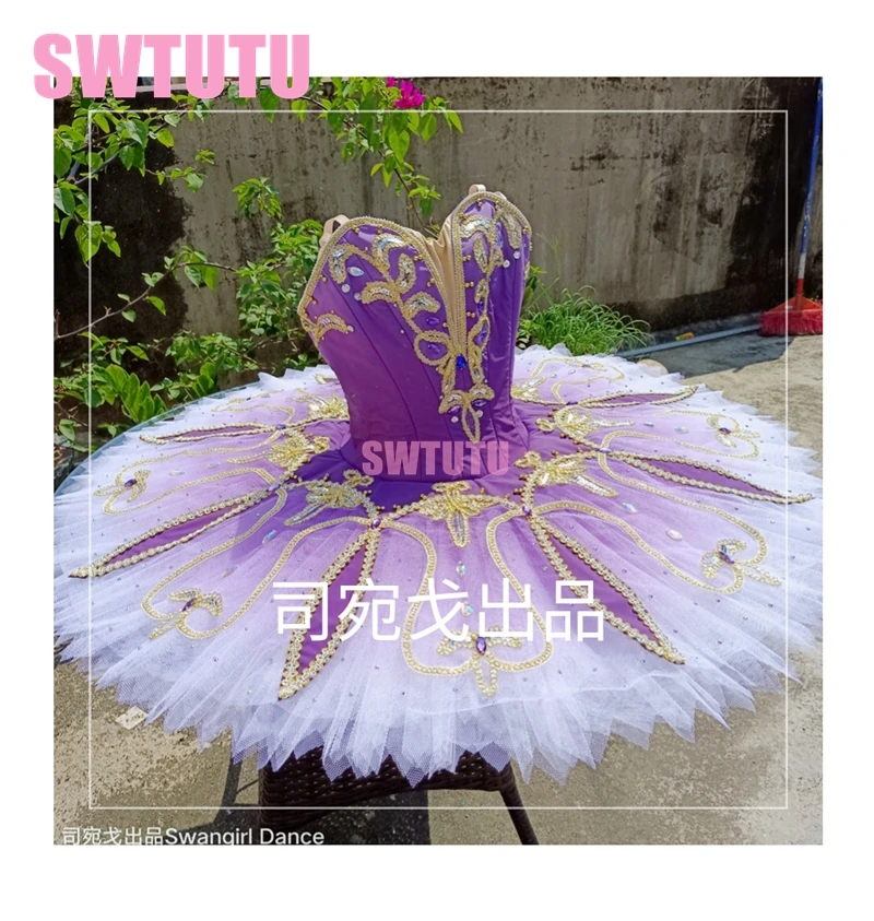 

Purplr ballet stage costume ballerina classical pancake tutu girl women BT9262