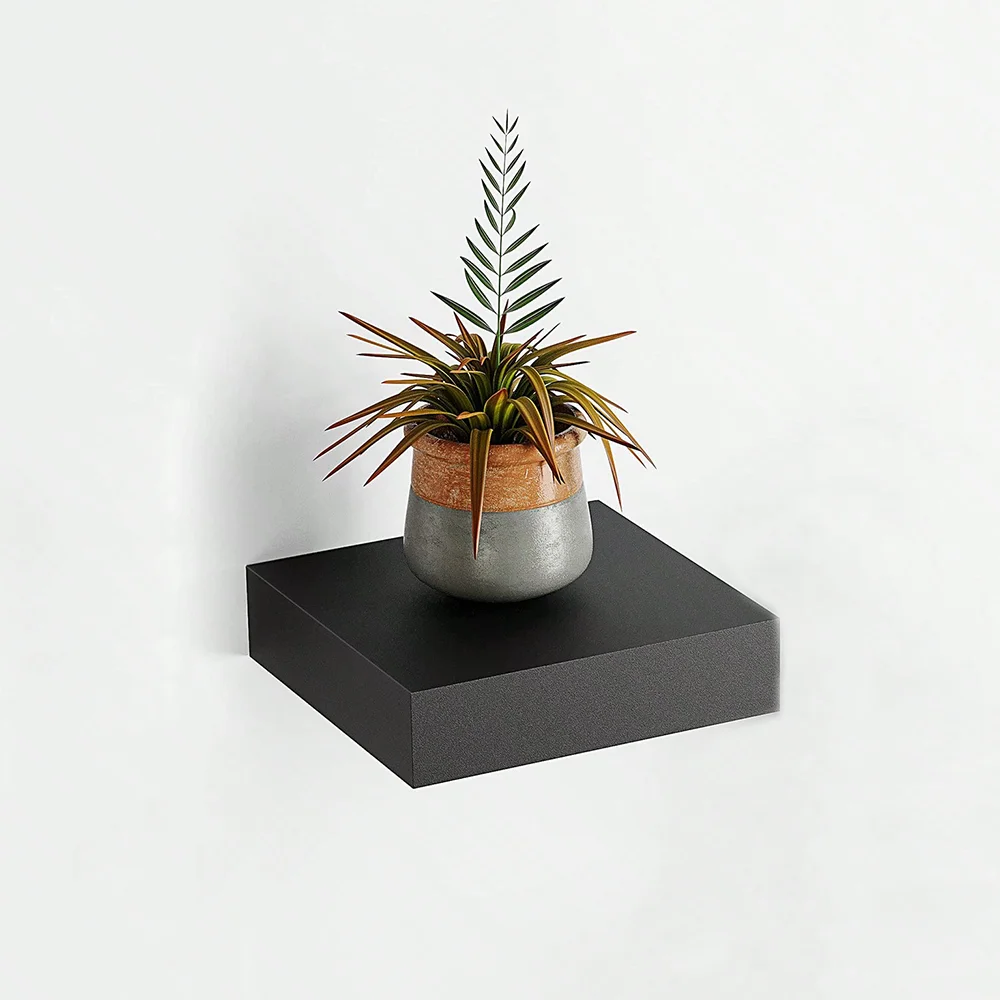 מדפים מרובע עץ קיר מדפים קטנים עבור עיצוב סלון תצוגה לעמוד חדר שינה חדר אמבטיה דקורטיבי