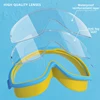 Swimming Glasses Waterproof Anti-fog HD Transparent Earplugs Kids Swimming Goggles Large FramePool Eyewear Swimming Accessories 4
