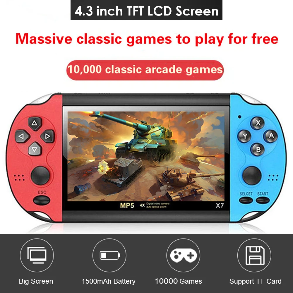Gaming Portable Handheld Retro Video Game Console Player Portatil Mini Arcade Videogames for Hand Held Family Pocket Retrogaming