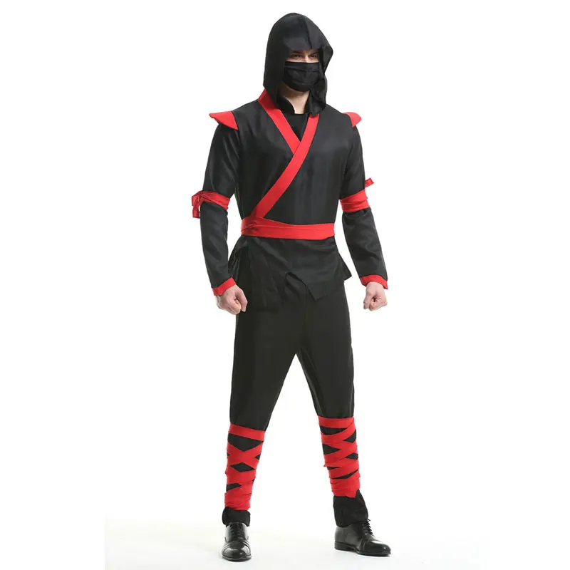 

Japanese Men's Ninja Warrior Cosplay Suit Costume Adult Halloween Carnival Purim Parade Masquerade Stage Role Play Party Dress