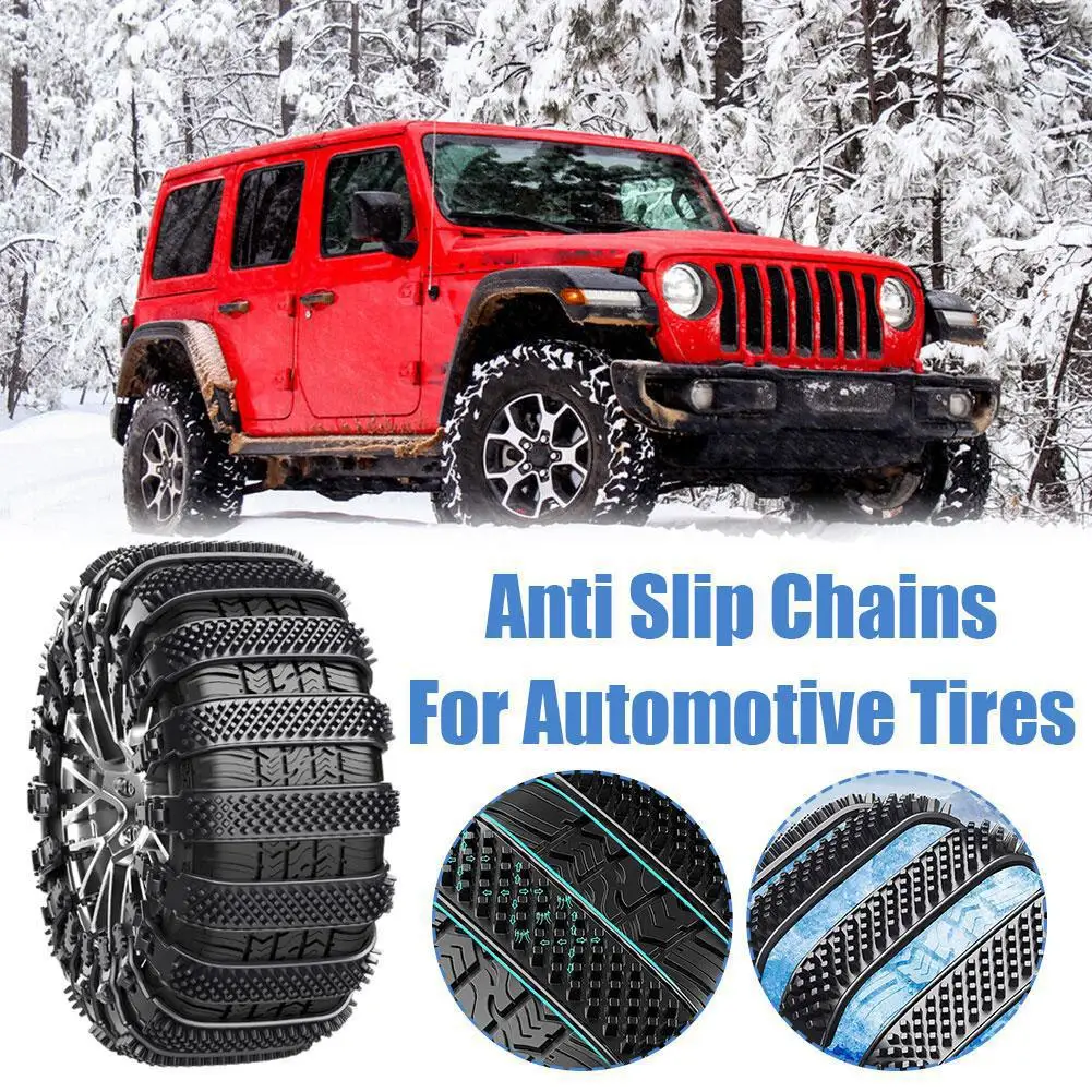 Winter Car Motor Snow Chain Antiskid Outdoor Snow Car Motorcycle Tire Emergency Anti-Skid Tyre Chains 5/10pcs Auto Accessories