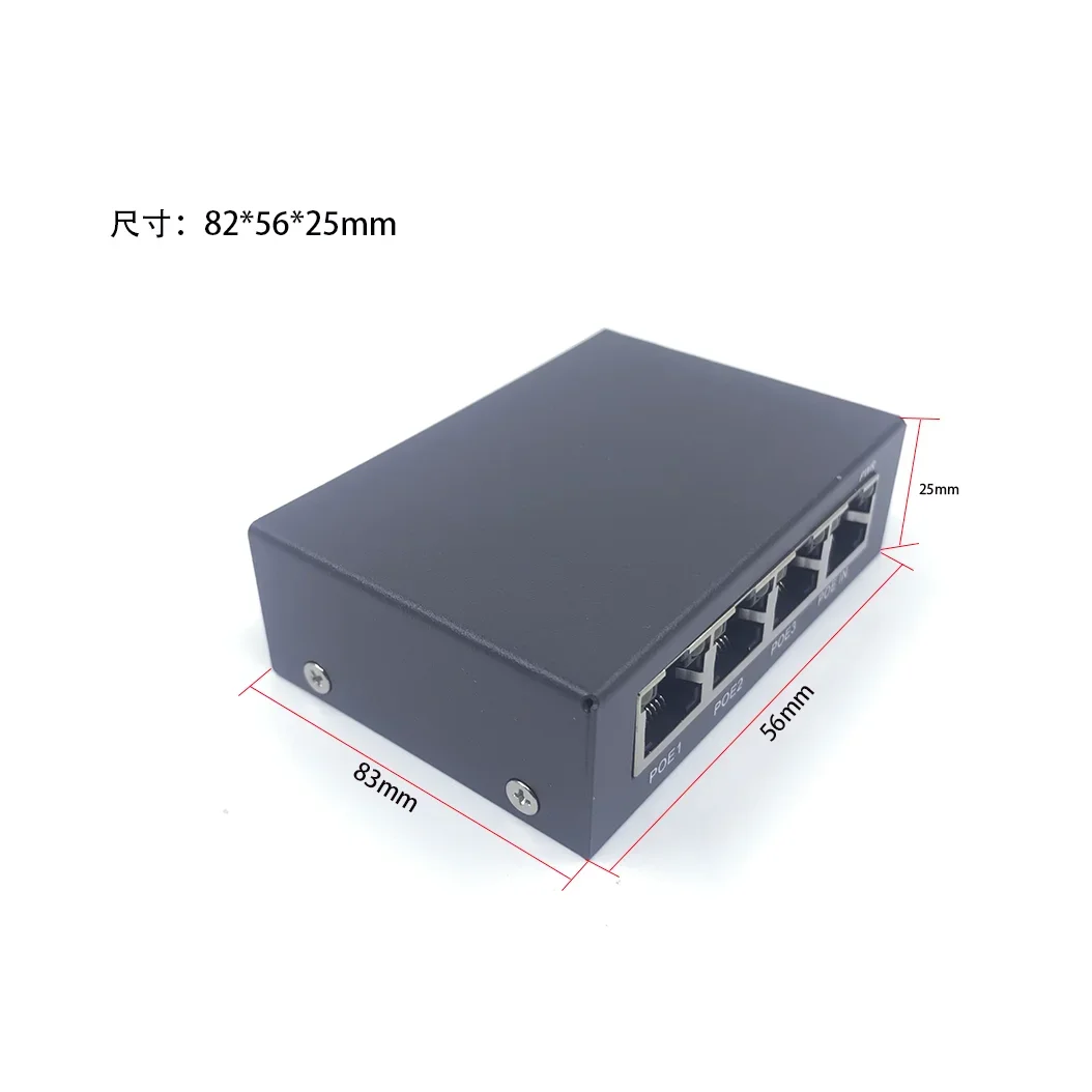 100Mbps POE 리피터는 3개의 패시브 표준 POE 스위치, VLAN 리피터, 확장 모니터링 AP로 구성됩니다.