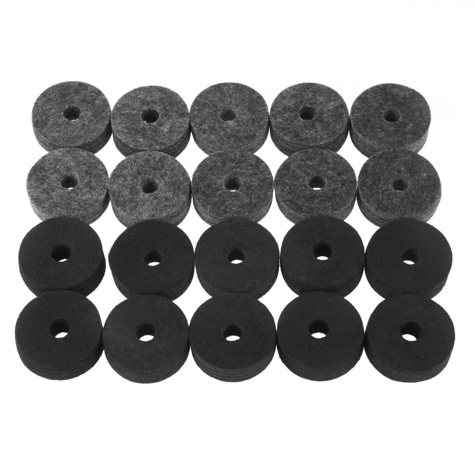 Drum Replacement Parts 10 Pcs Cymbal Hi-Hat Felt Pads Felt Strap Button Washer Cymbal Stand Washer Bass Drum Silencer Pads Stackers