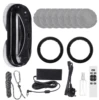 Rechargeable Cordless Wireless Window Vacuum Cleaner Wall Glass Windows Cleaning Robot with Auto Spray 3