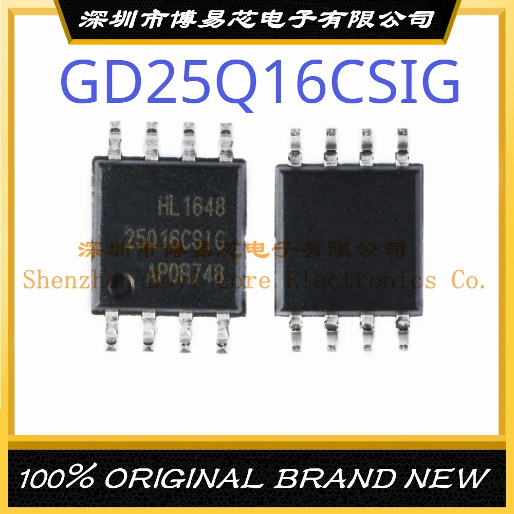 GD25Q16CSIG SOP-8 16Mbit SPI FLASH Memory Chip Original Genuine Patch