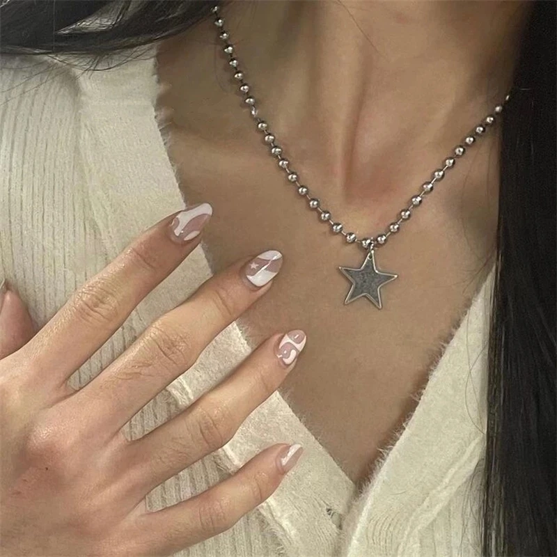 Pendant Chains Necklace | Grunge Y2k Accessories | Emo
