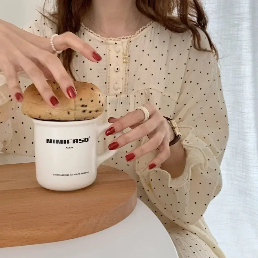 

Женские осенние ночные рубашки, Длинные домашние корейские милые весенние штаны, хлопковый топ для девушек, Милая Кружевная одежда для отдыха, Женская стильная свободная одежда с рукавами