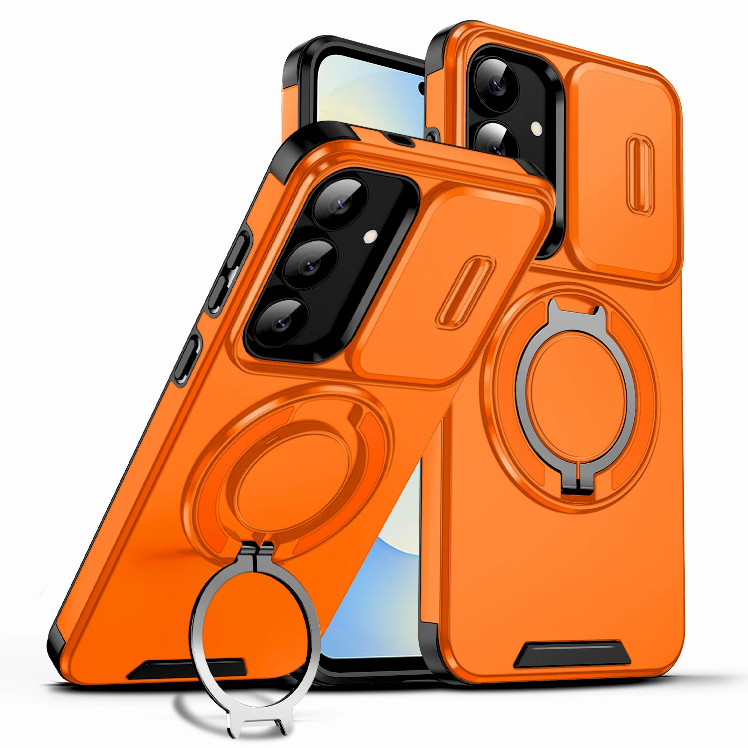 Slide Cap Cover Case with Stand Functionality