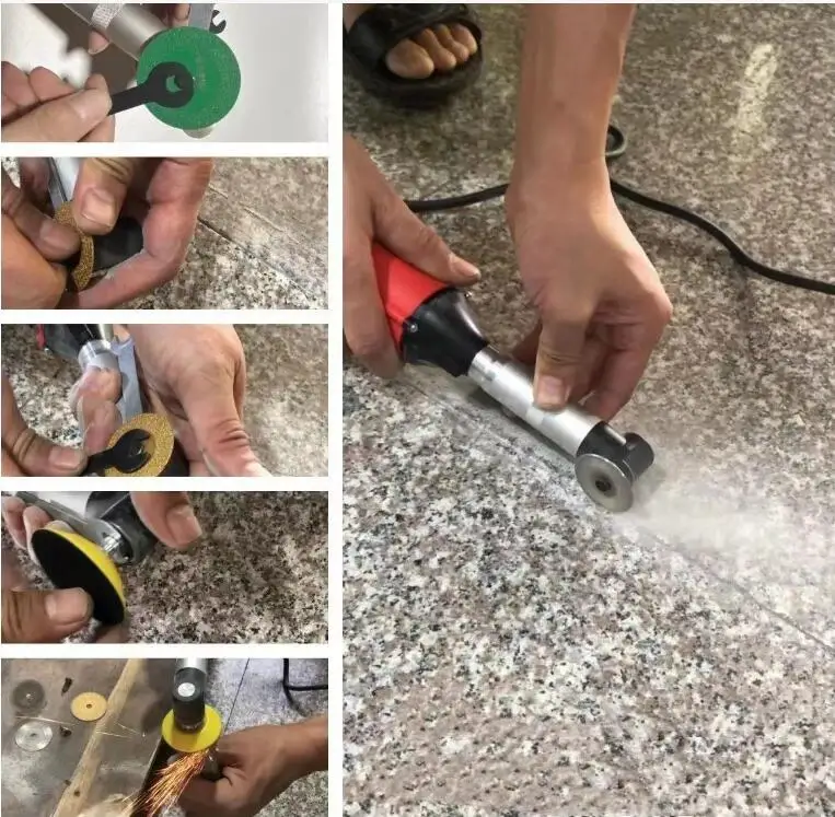 350W 90 Degree Jewelry Dental Wood Electric Elbow Engraving Motor Grinder Mold Polishing Hanging Ceramic Tile Cleaning Tools 5