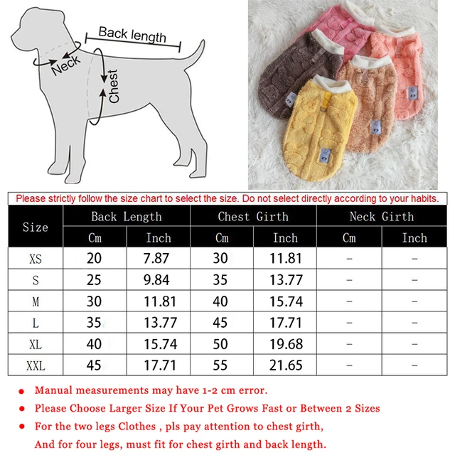 Soft Fleece Dog Clothes Winter Warm Puppy Kitten Pullover Pet Clothes for Small Dogs Chihuahua Bulldog Apparel Sweater for Dogs 6