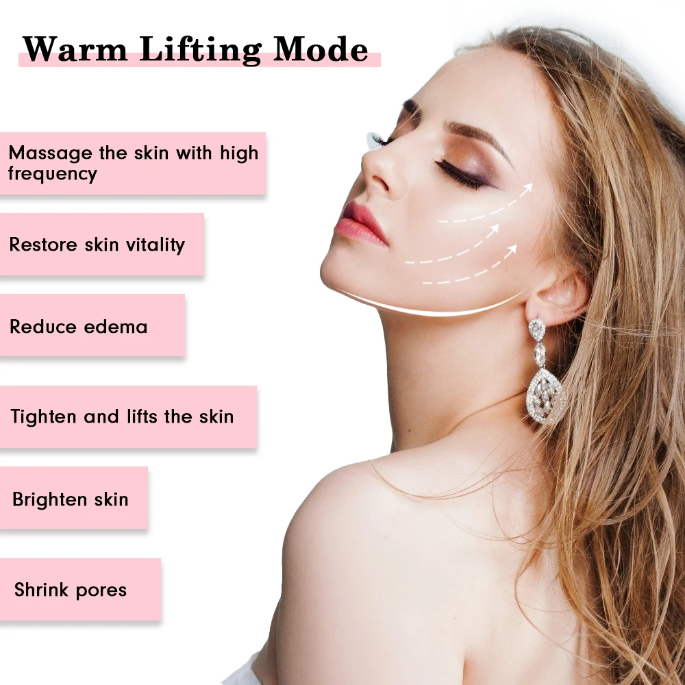 Multifunctional Facial Care Massager Electric Facial Beauty Massage Device Face Cleaning LED Skin Rejuvenation Lifting Tighten Facial Massager