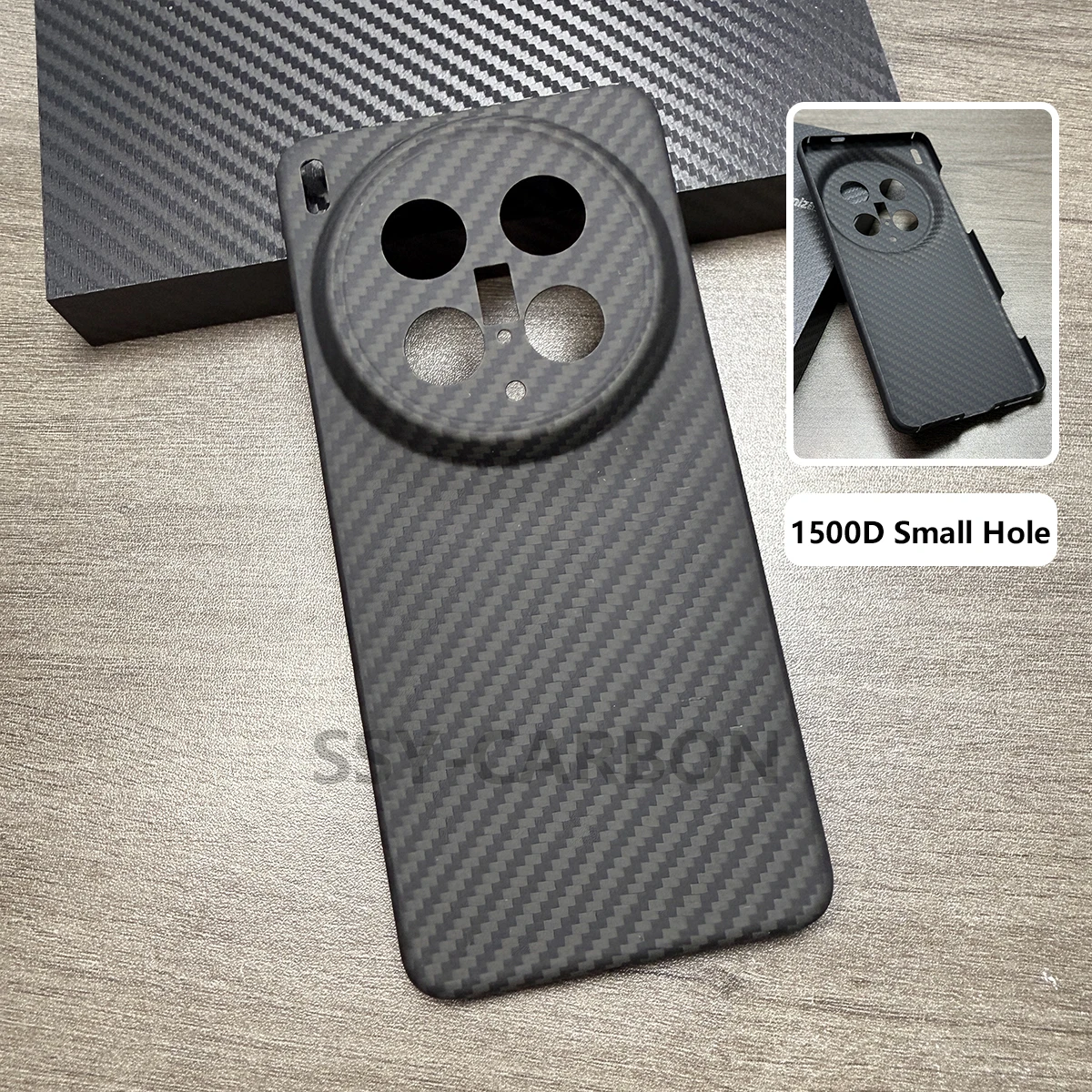 Premium Real Carbon Fiber Ultra-Thin Lightweight Phone Case - Aramid Kevlar Enhanced Protection