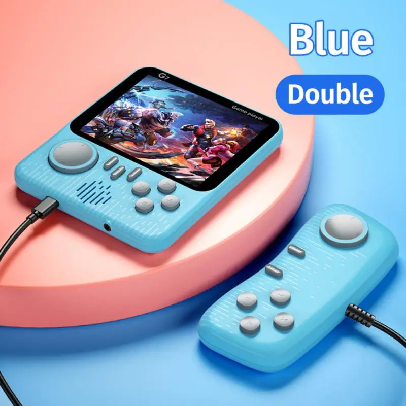 Mini Handheld Game Console Built-in 600 Classic Games 3.5 Inch Screen Portable Retro Video Game Console Joypad Support 2 Players 